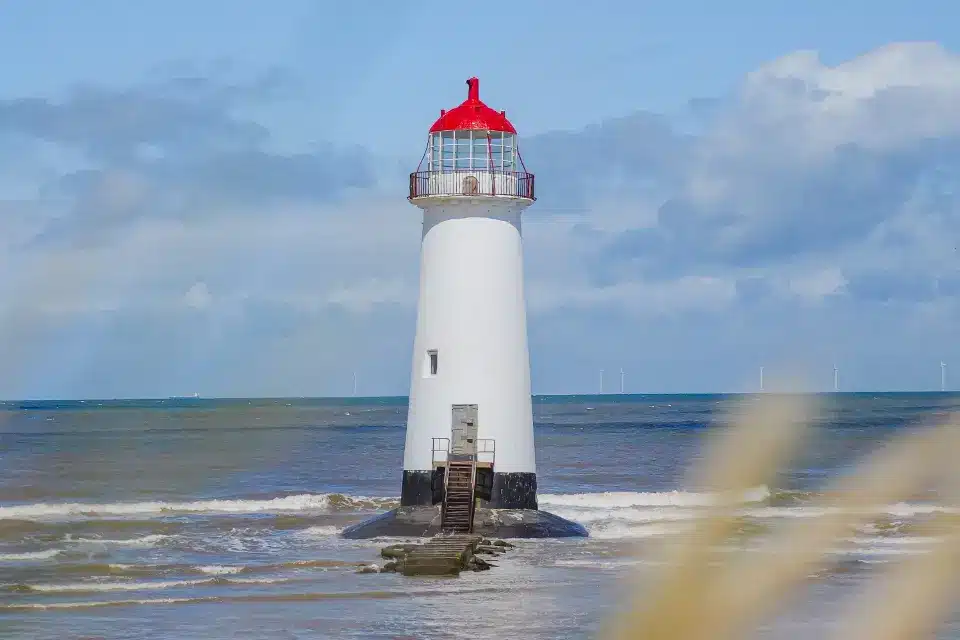 Point of Ayr lighthouse on Talacre Beach