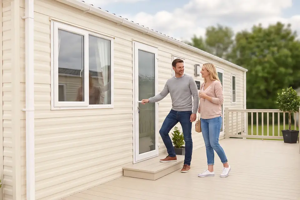 Dog friendly caravan holiday accommodation at Lyons