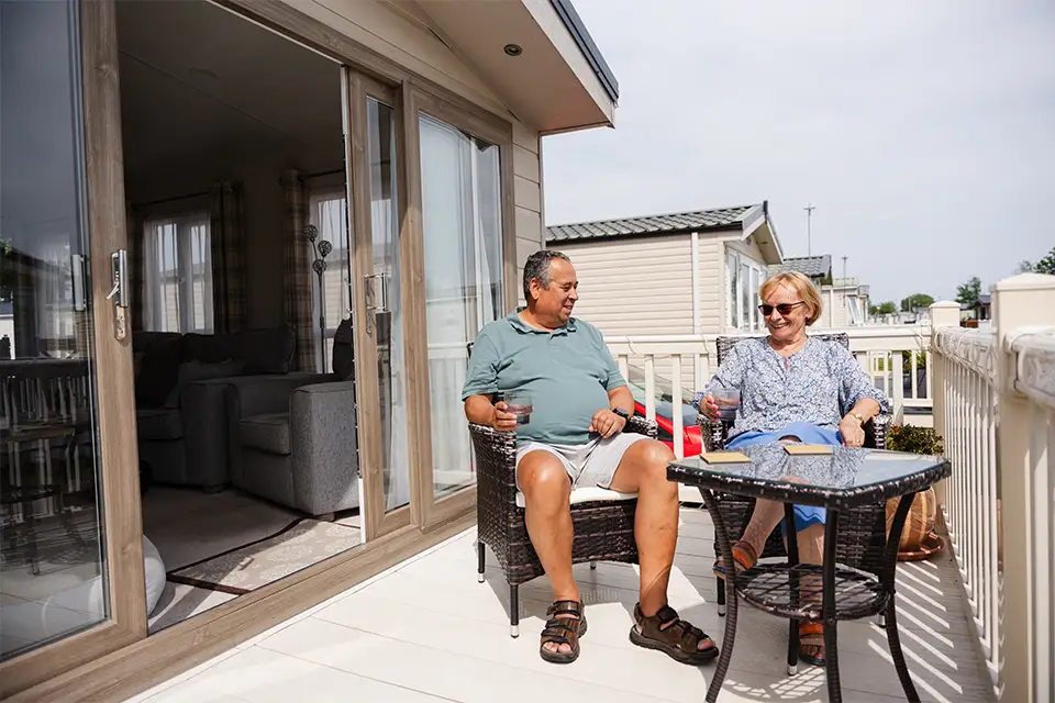 Owners enjoying holiday home ownership in Prestatyn