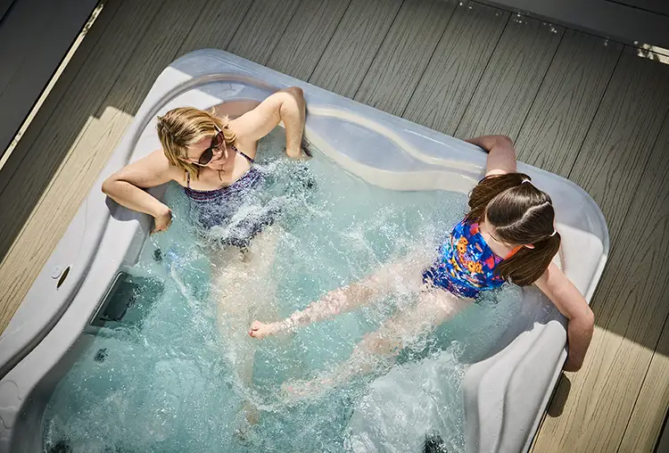 Hot tub caravan holidays with Lyons Holiday Parks