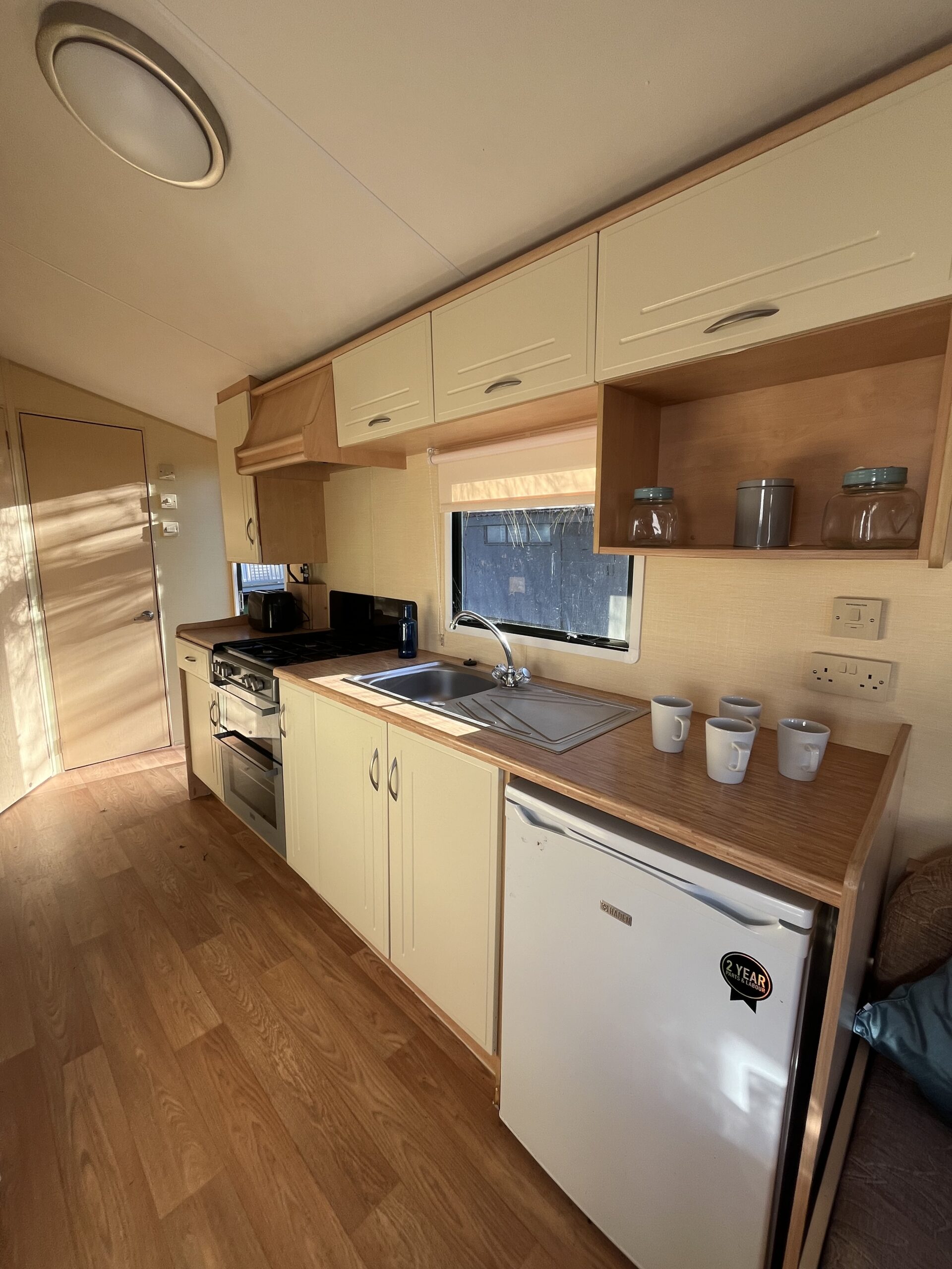 Kitchen area of the Herald Gold