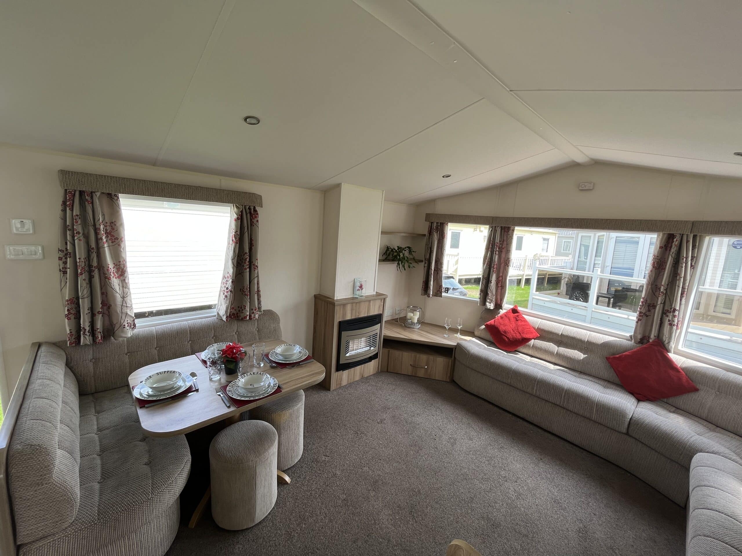 Image of indoor caravan interior